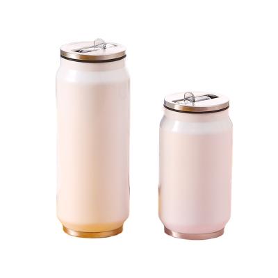 China Wholesale Country Double Wall Insulated Stainless Steel Cola Can Shaped Vacuum Bottle Cup Mug for sale