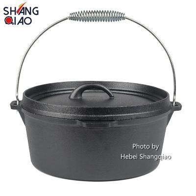 China Multi Sustainable Sizes Outdoor Pre-Seasoned Cast Iron Dutch Oven for sale