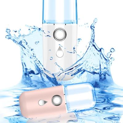 China Portable Handheld Humidifier Nano Mist Sprayer Santitizer Best Price Moisturizer Small Replenish Water Spray Instrument Nano Sprayer for sale