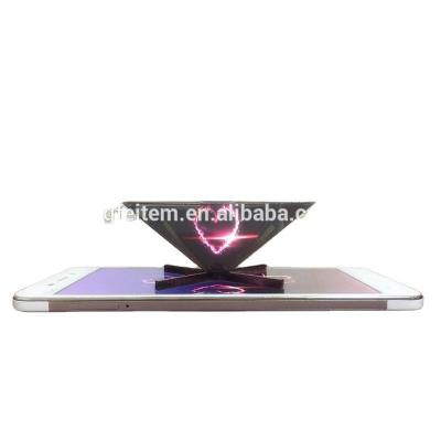 China 3d hologram factory supply hologram printing machine hologram advertising display with cover and X bracket for sale