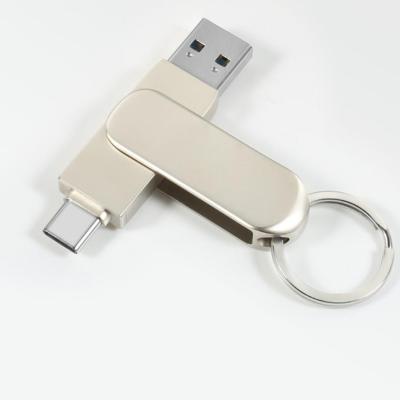 China Promotional Custom Swivel Logo Animal USB3.0 3 in 1 USB Rough Drive with Write Protect Switch for Iphone Type C OTG Pendrive for sale