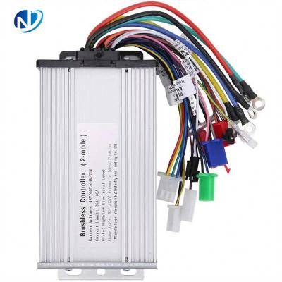 China Electric Vehicle Noida E Ebike Bicycle Motor Parts 36V 48V 350W 24V Brush 500W DC Motor Controller for sale