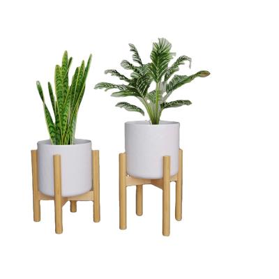 China Morden Premium Quality Widely Used Indoor Bamboo Plant Stand Flower Pot Holder for House Plants and Home Decor (Pot Not Included) for sale