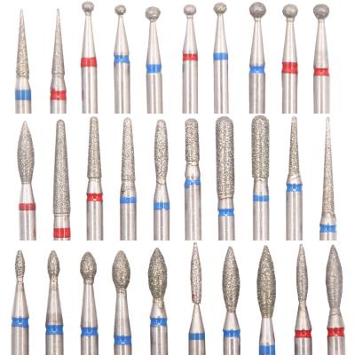 China Art Beauty Pedicure Nails Cuticle Nail Cuticle Cutter Diamond Burr Rotary Nail Drill Bit for sale