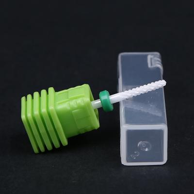 China Nail Gel Cleaning Mini Dropper Type White Nail Easy Use Drill Bits Nail Grinding for sale