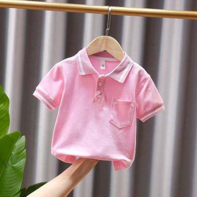 Cina 100% Cotton Summer T-shirts Kids Anti-Shrink Clothing Loose And Comfortable Fabric For Tees in vendita