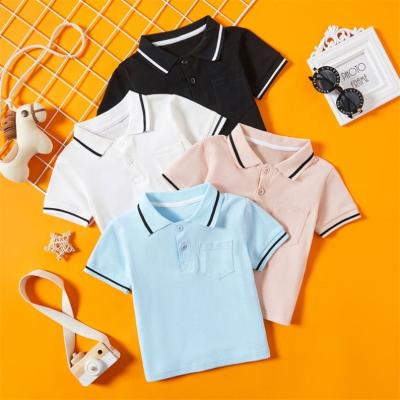 Cina Baby Boy Anti Shrinkage Loose And Comfortable Fabric Summer 60 Blank Cotton 40 Polyester T Shirts in vendita