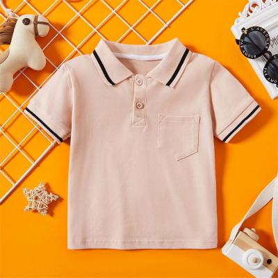 Cina Dropshipping Loose and Comfortable Japanese Cotton Summer Fabric Baby Boy Girls 100% Blank T-shirts Anti-Shrink in vendita