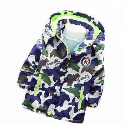 China 2018 Kids Boys Girls Baby Clothing Camouflage Viable Hot Selling Fashion Tops Jackets Coats With Hooded for sale