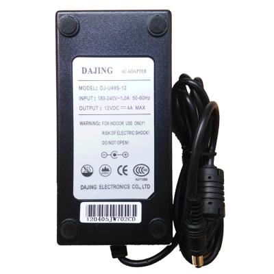 China 12V 4A Power Supply AC DC Adapter for LCD/LED Monitor for sale