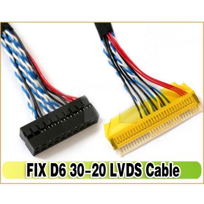 China LVDS Cable 30 Pin 1 ch 6 bit FIX-30P-D6 for sale