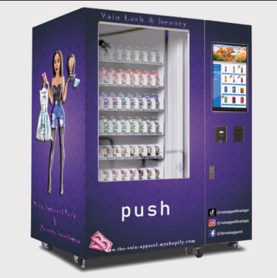 China 2021 hotel subway station shopping mall touch screen vending machine cosmetic makeup vending machine for sale