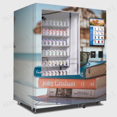 China hotel subway station shopping mall cosmetic cash payment fiat currency vending machine for wig hair sale for sale