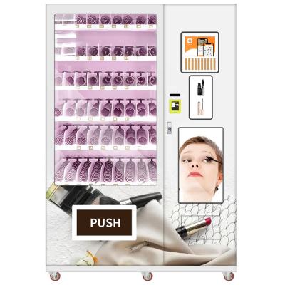 China American Standard Hotel Metro Station Mall Top Selling Hair Lash Beauty Cosmetic Vending Machine Self Service for sale