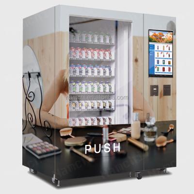 China Hotel Metro Station Mall Free Design Pink Eyelash Logo Vending Machine Customized Unique Hair Wigs for sale