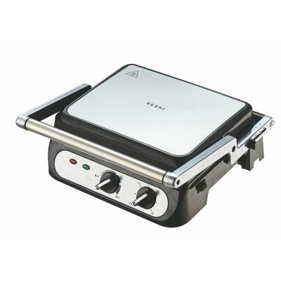 China Floating non-stick cooking surface function and electric panini touch grill hinge system type grill for sale