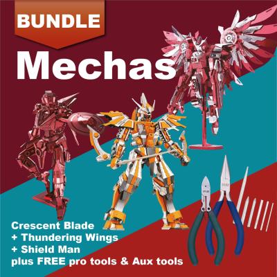 China Wholesale Ex-factory Development Mecha Model Set DIY Assembly 3D Metal Intellectual Intellectual Educational Puzzle DIY TOY Piececool for sale