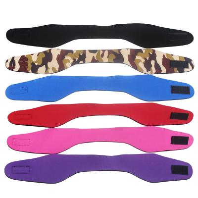 China Custom OEM Logo Kids Adult Unisex Swimming Ear Head Band Neoprene Swimming Headband Swimming Headband for sale