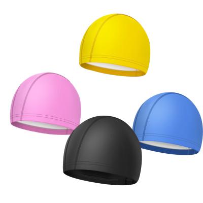 China Wholesale Swim Cap High Quality PU Swim Caps Waterproof Durable Eco-Friendly Waterproof Hats for sale