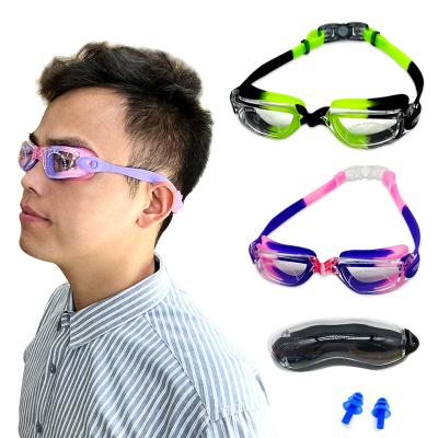 China Anti-fog Vision Glass TPR Wide Sight Auto-clip For Easy Fit Silicone Key Strap Kids Outdoor Swimming Goggles for sale