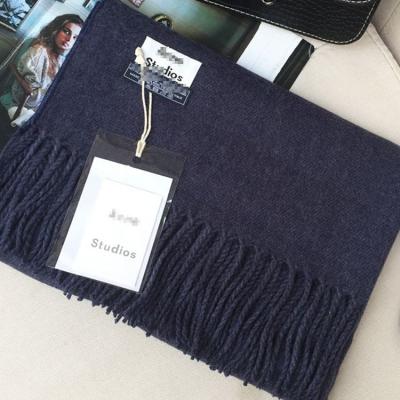 China Customized high quality monochrome fashion single color comfortable acrylic oblong scarf for sale