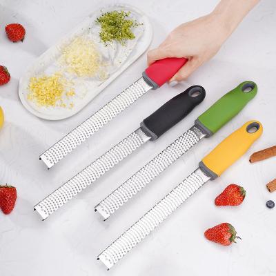 China Viable Multifunctional Manual Vegetable Grater Stainless Steel Lemon Zester Count Cheese Grater For Kitchen for sale