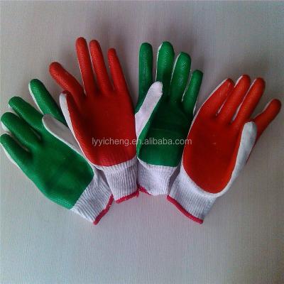 China Construction Cotton Glove / Honeywell Rubber Coated Gloves for sale