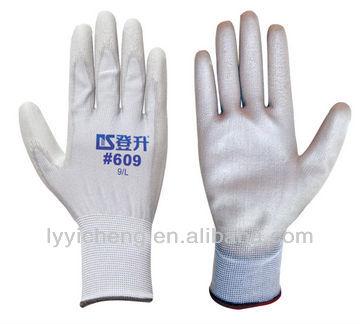 China 1industrial nylon gloves with PU for sale