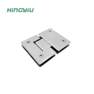 China Easy to install and durable stainless steel shower hinge shower hinge glass on glass shower door hinge for sale