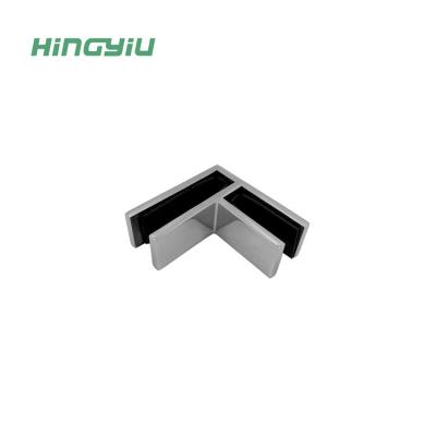 China Easy To Install Tempered Glass Connector Connectors 90 Stainless Steel Glass Connector for sale