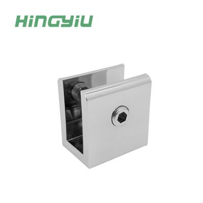 China Easy To Install Glass Holder Clamps Glass Curtain Wall Clamp Square Type Glass Clamp for sale