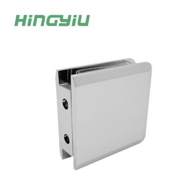 China Easy to Install and Durable Glass Partition Flange Fixed Wall on Glass Flange Adjustable Square Flange Glass Hinge for sale