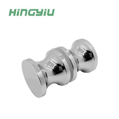 China Easy Installation Glass Door Knob Bathroom Door Knob Aluminum Alloy Glass Door Knobs for sale