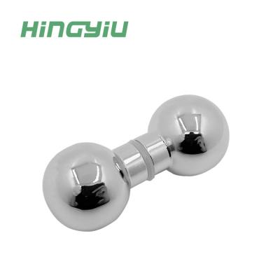 China Modern Aluminum Shower Knob Easy Installation Chrome Door Knobs Glass Door Knob for sale