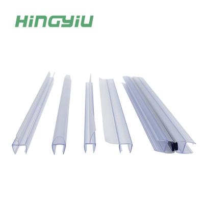 China Easy Installation Tape Sealing Tape Plastic Transparent Glass Sealing Strip Waterproof PVC Seal Strip for sale