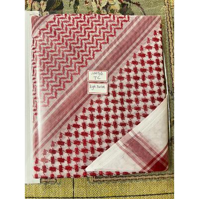 China 2023-2024 SHEMAGH HIGH TWIST of the latest Arabic Muslim POLYESTER MEN'S SHAWL winter men's heads cover appearance handsome for sale