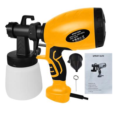 China Electric Portable Paint Spray Gun 500w Pot Capacity 800ml Hold Sprayer Machine Nozzle 2.5mm for sale