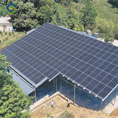 China Agriculture Commercial Transparent Solar Panels Greenhouses  Energy Saving for sale