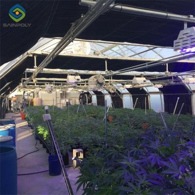 China Customized Size Light Deprivation Blackout Greenhouse Include Irrigation System for sale