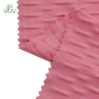 China Wholesale Custom Stretch 9 Spandex 91 Polyester Jacquard Fabric For Swimwear for sale