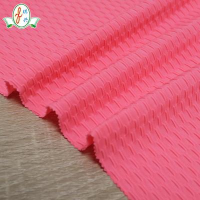 China Breathable Dress Jacquard Fabric Stretch Jacquard Weeding Nylon Fabric for sale