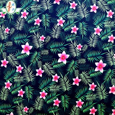 China Stretch Recycled Soft Stretch Bikini Swimwear Fabric Nylon Swimwear Fabric Floral Printed Swimwear Fabric for sale