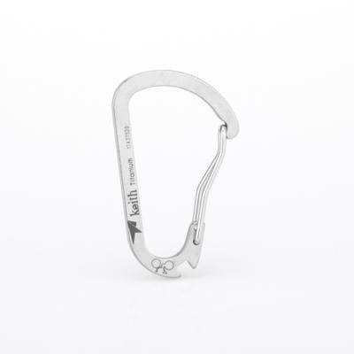 China box & Safety Anti-corrosion Custom Multifunctional Heavy Duty Titanium Carabiner Carabiner Logo Key Chain for sale