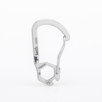 China box & Wholesale Anti-Corrosion Heavy Duty Titanium Carabiner Carabiner Clip Mini Clip Hook Spring China Key Chain for sale