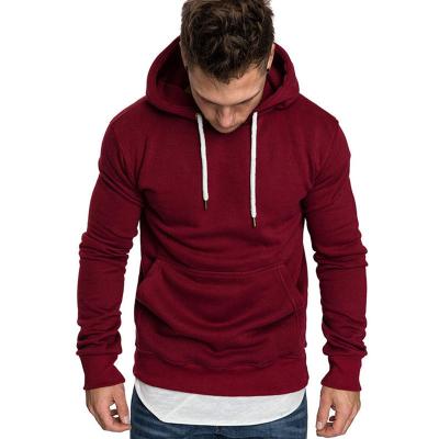 China Breathable Logo Sportswear High Street Long Sleeve Custom Regular Fitted Single Hooded Pullover Men's Sports Casual Hoodies for sale