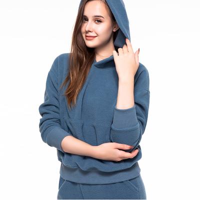 China OEM Breathable Custom High Quality Street Wear Fleece Hoodies Women's Casual Sweatsuit And Jogger Pants for sale