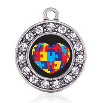 China Environmentally Friendly Accessories Carry The Heart Of The Round Puzzle For Autism Treatment for sale