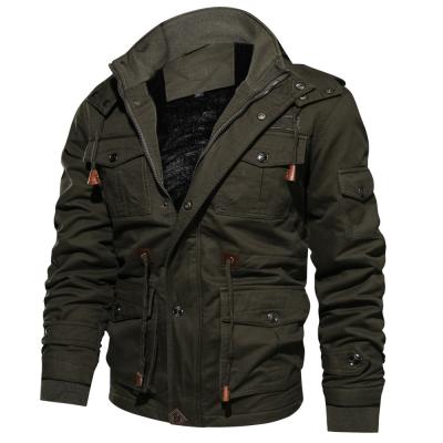 China Winter plus size coat waterproof windproof warm thicken military jacket for men than outwear jacket coat for sale