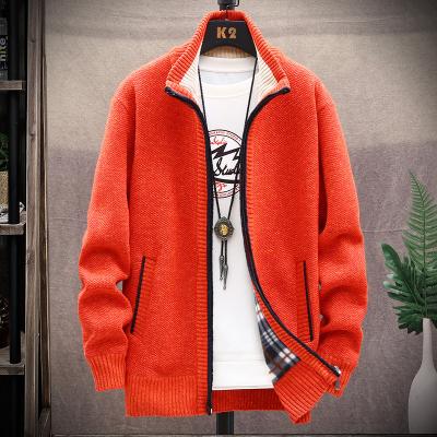 China Anti-wrinkle 2021 plus size custom mens knitted casual long sleeve cardigan sweater knitwear for men for sale