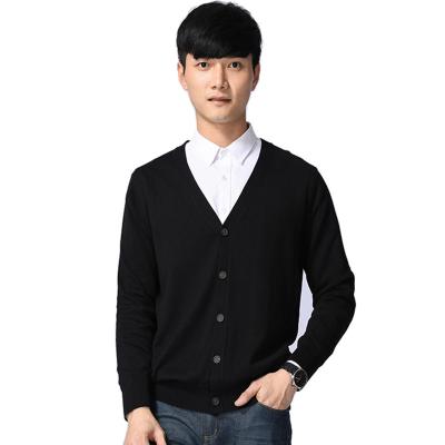 China Anti-wrinkle 2021 thin autumn winter sweater men knit fancy cardigan long sleeve V-neck cardigan sweater jacket for sale